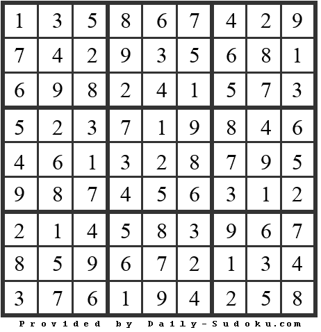 Daily Sudoku