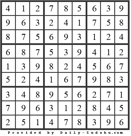 Daily Sudoku