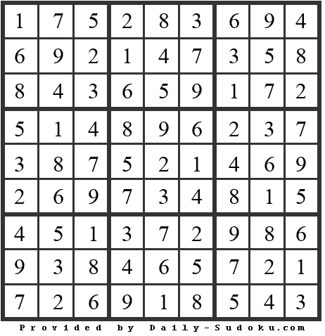 Daily Sudoku