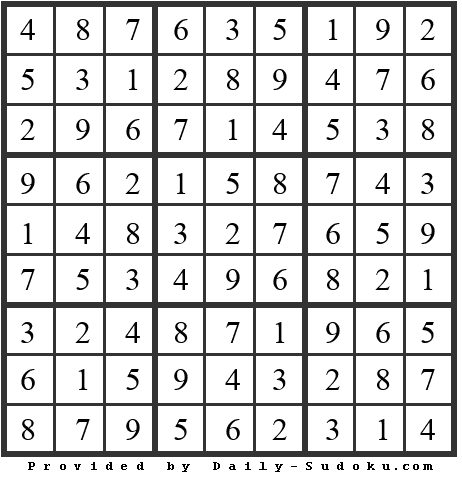 Daily Sudoku