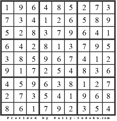 Daily Sudoku