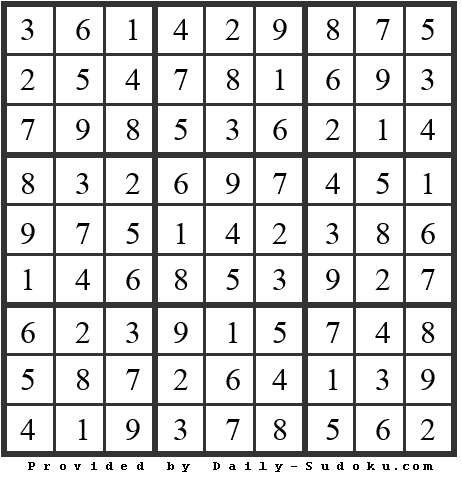 Daily Sudoku