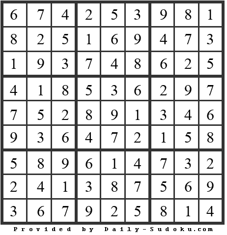 Daily Sudoku