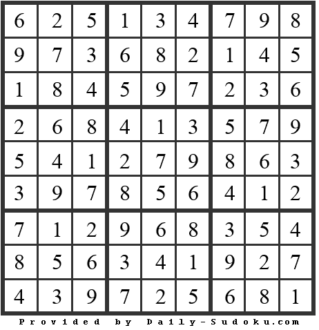 Daily Sudoku