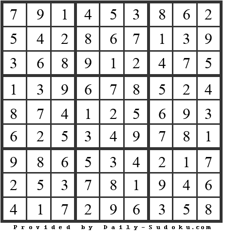 Daily Sudoku