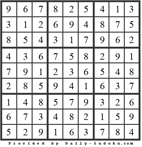 Daily Sudoku