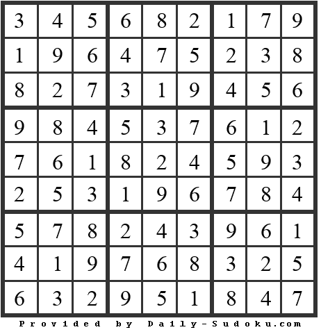 Daily Sudoku
