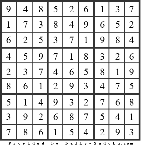 Daily Sudoku