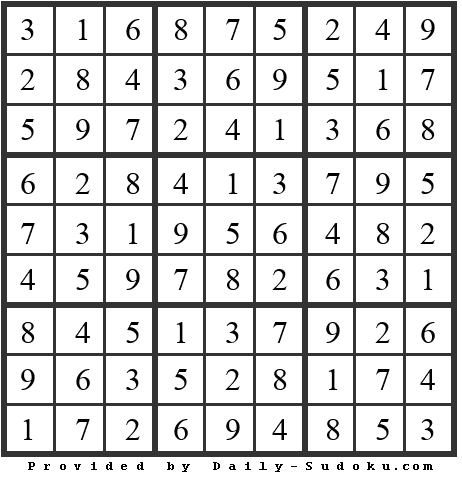 Daily Sudoku
