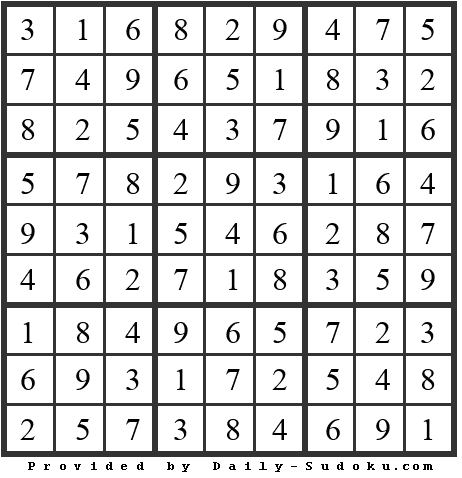 Daily Sudoku