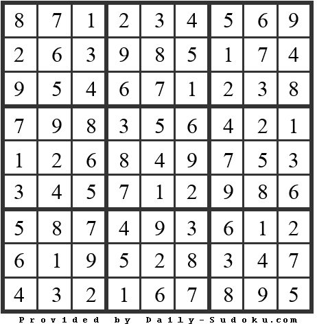 Daily Sudoku