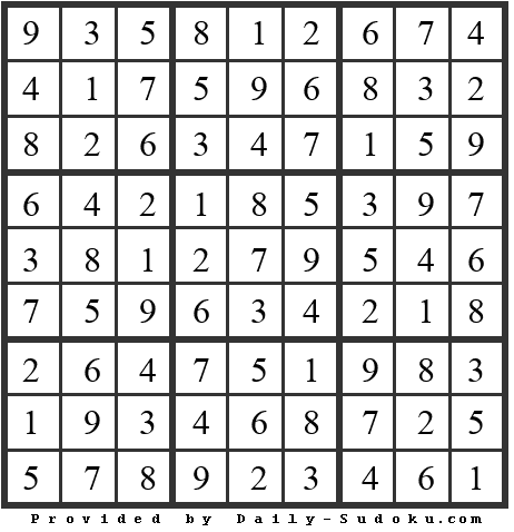 Daily Sudoku