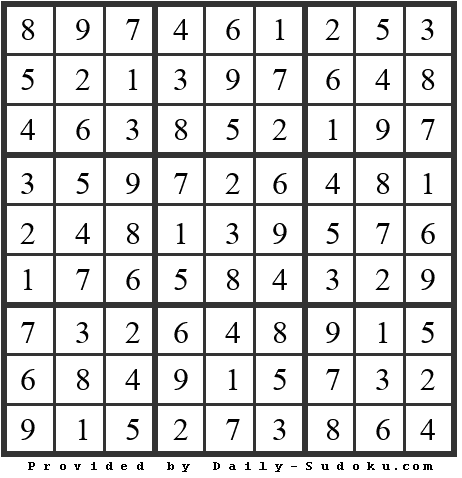 Daily Sudoku
