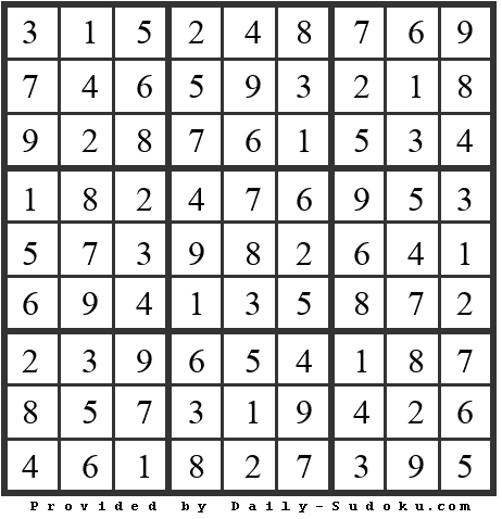 Daily Sudoku