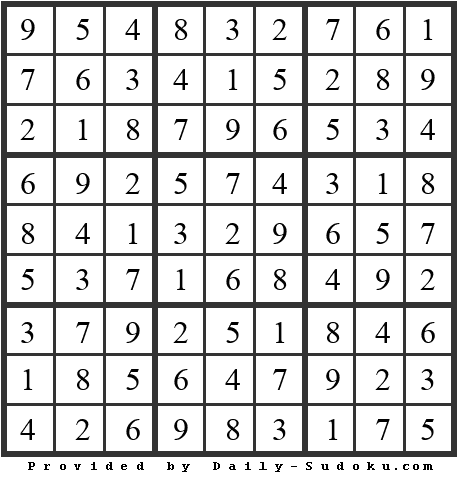 Daily Sudoku