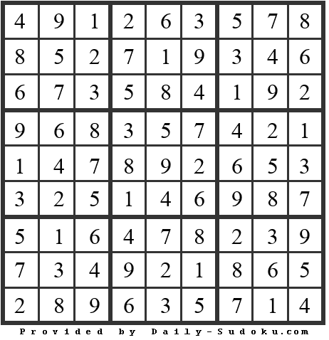 Daily Sudoku