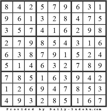 Daily Sudoku