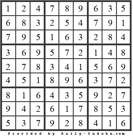 Daily Sudoku