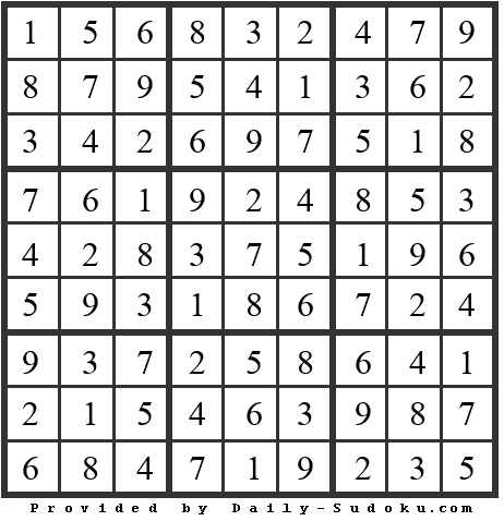 Daily Sudoku