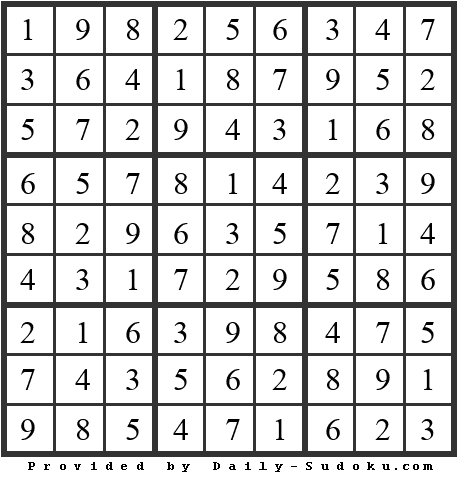 Daily Sudoku
