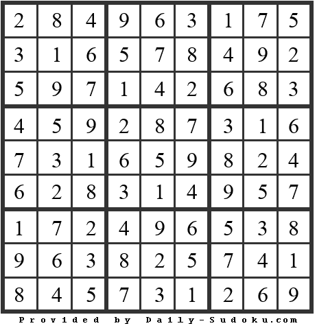 Daily Sudoku