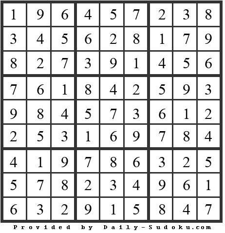 Daily Sudoku