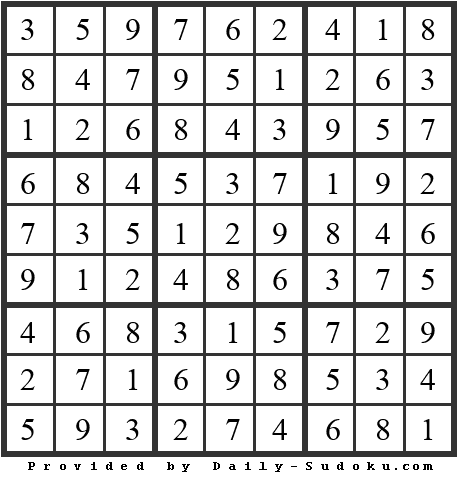 Daily Sudoku