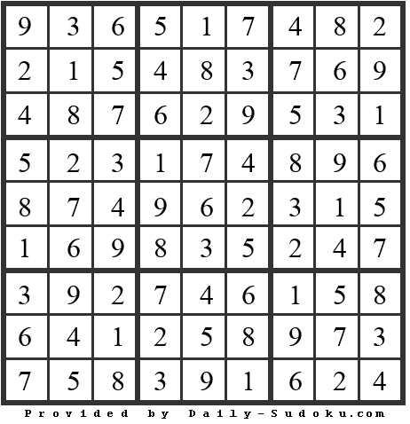 Daily Sudoku