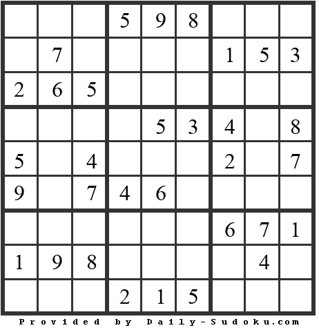 Daily Sudoku