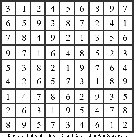 Daily Sudoku