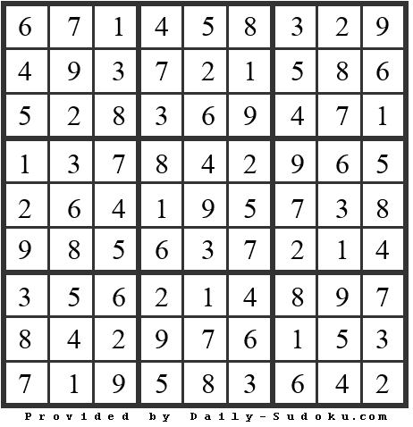 Daily Sudoku