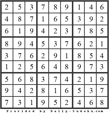 Daily Sudoku