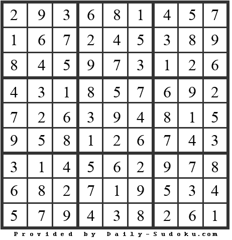 Daily Sudoku
