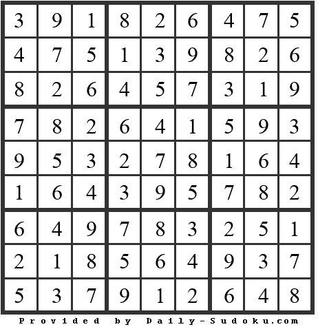 Daily Sudoku