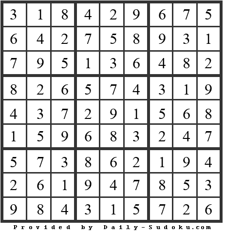 Daily Sudoku