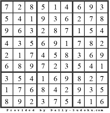 Daily Sudoku