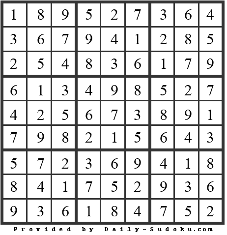 Daily Sudoku