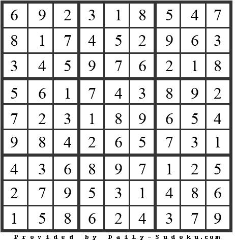 Daily Sudoku