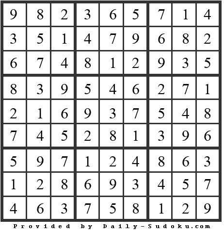 Daily Sudoku