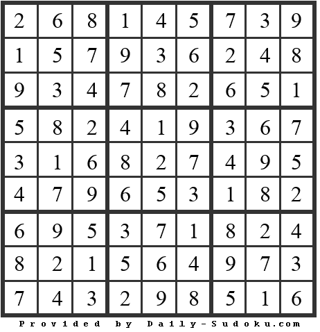 Daily Sudoku