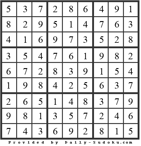 Daily Sudoku