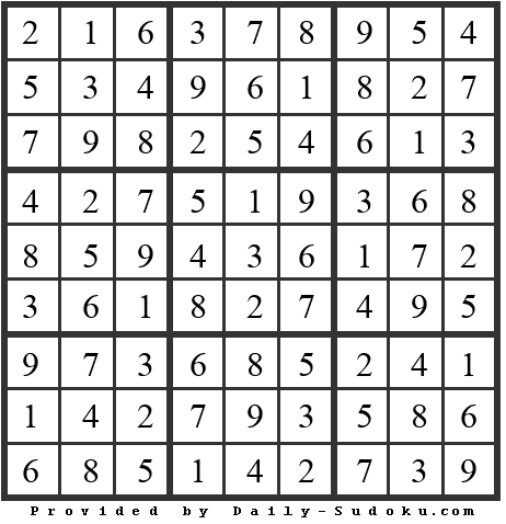Daily Sudoku