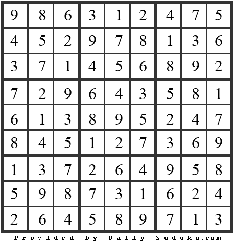 Daily Sudoku