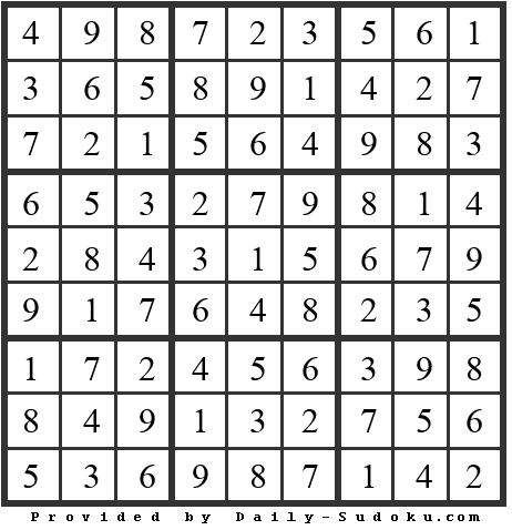 Daily Sudoku