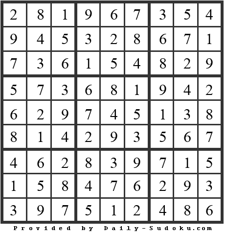 Daily Sudoku