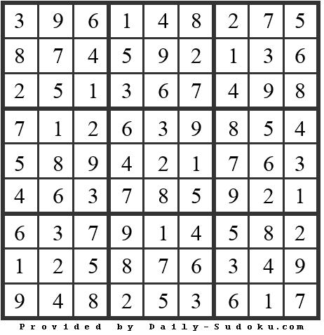 Daily Sudoku