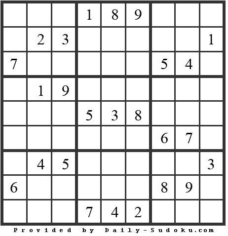 Daily Sudoku