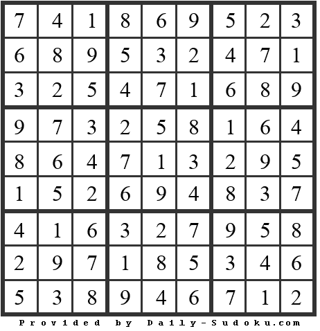 Daily Sudoku