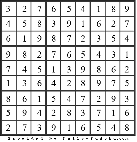 Daily Sudoku