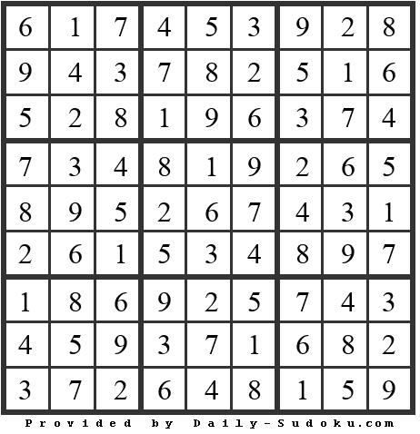 Daily Sudoku
